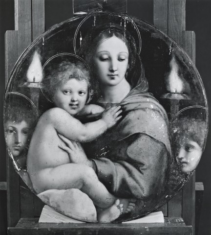 The Walters Art Museum — Raphael. Madonna of the Candelabra — insieme, dopo la pulitura